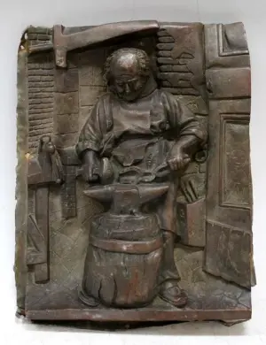 B. Forni Bronze Relief Plaque of a Blacksmith