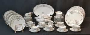 (76)pc EDELSTEIN BAVARIA DINNER SERVICE "LYNN"