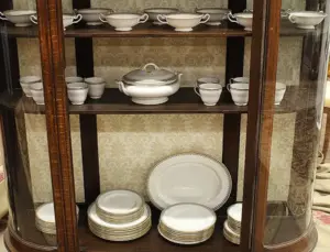 Spode partial table service in the Warwick pattern