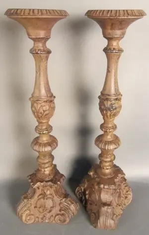 Cast Iron Candlestick