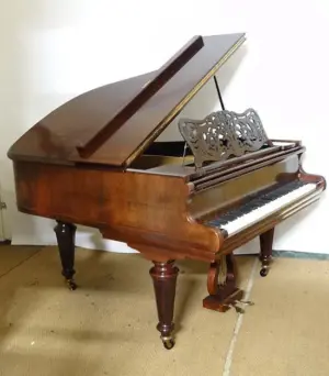 Musical Instruments : A c1915 baby grand piano by