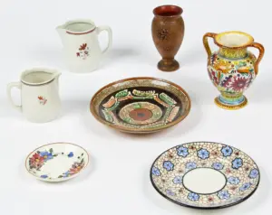 7 Pc Lot Continental Ceramics