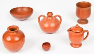 6 Mixed Origin Pottery Vessels