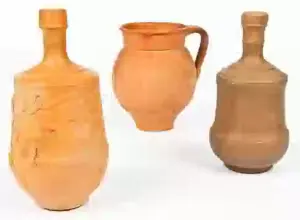 3 Brazilian Earthenware Vessels