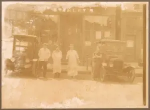 Antique Real Photograph of Stanley's Outside of Store