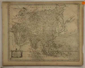 18TH CENTURY MAP OF ASIA BY EMAN BOWEN(1714-1767)