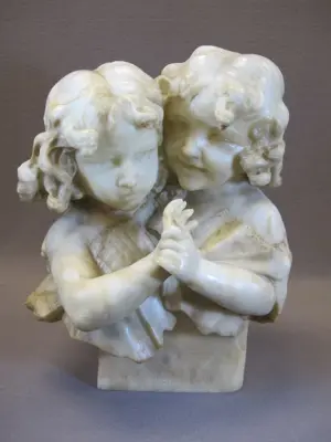 Antique Italian alabaster sculpture