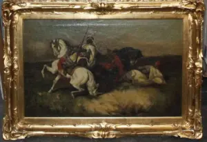 A. Kraft, (19th century), Bedouin Scene