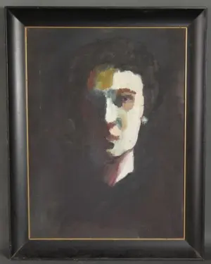 20TH CENTURY OIL ON CANVAS PORTRAIT
