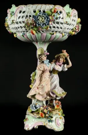 BEAUTIFUL GERMAN PORCELAIN COMPOTE