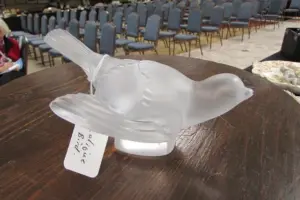 Signed Lalique Bird 5"