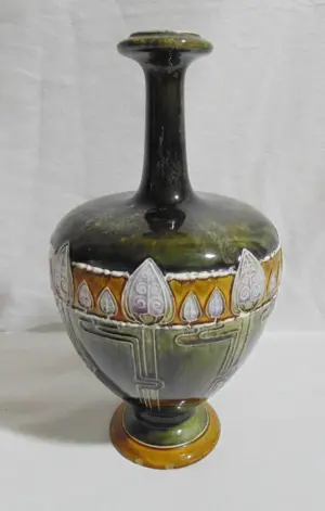 Fine Art Deco/Art Nouveau Majolica Vase