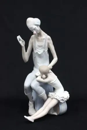 Lladro "Magician Clown & Ballerina"