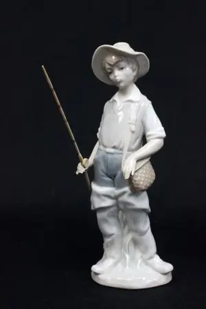 Lladro "Boy Fisherman"