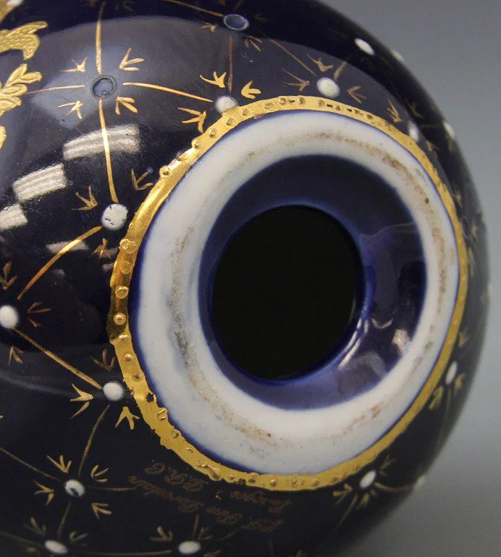 LARGE LIMOGES PORCELAIN EGG - Image 2