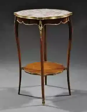 A Louis XV-Style Kingwood Gueridon